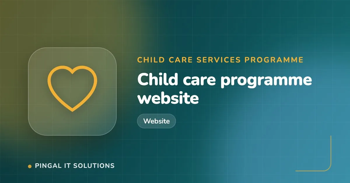 Illustration for: Child care programme website