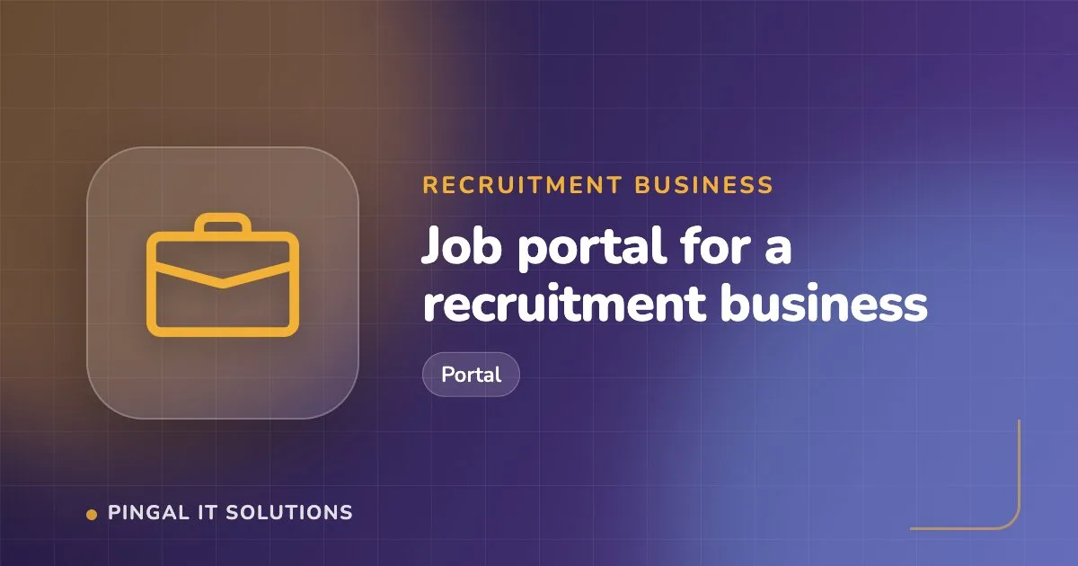 Illustration for: Job portal for a recruitment business