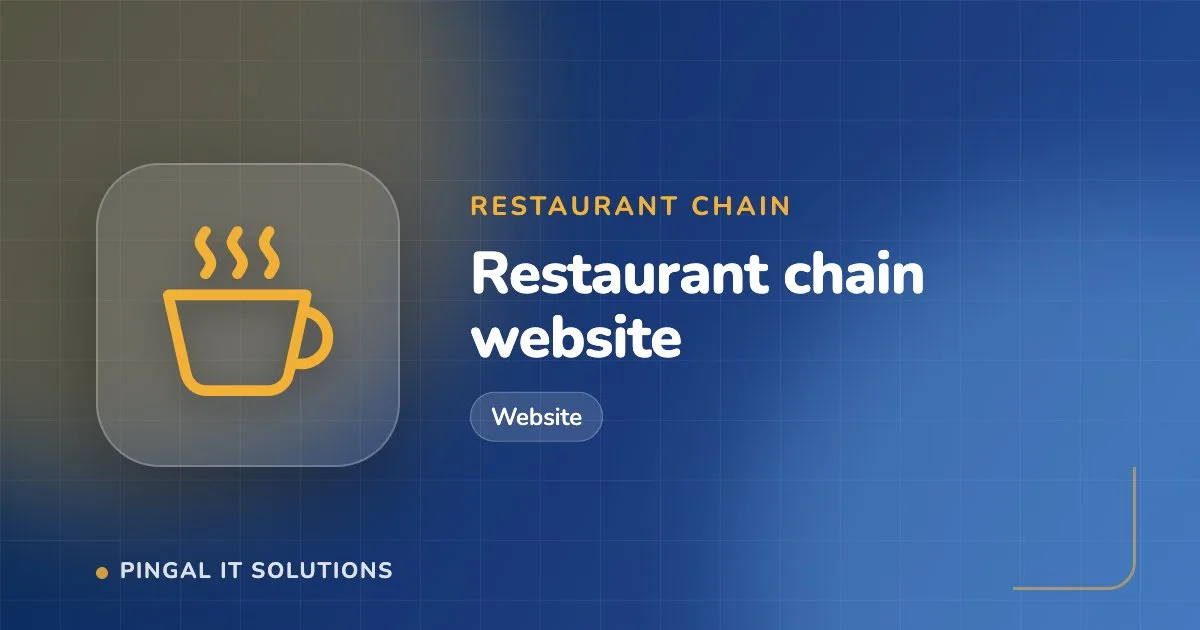 Illustration for: Restaurant chain website