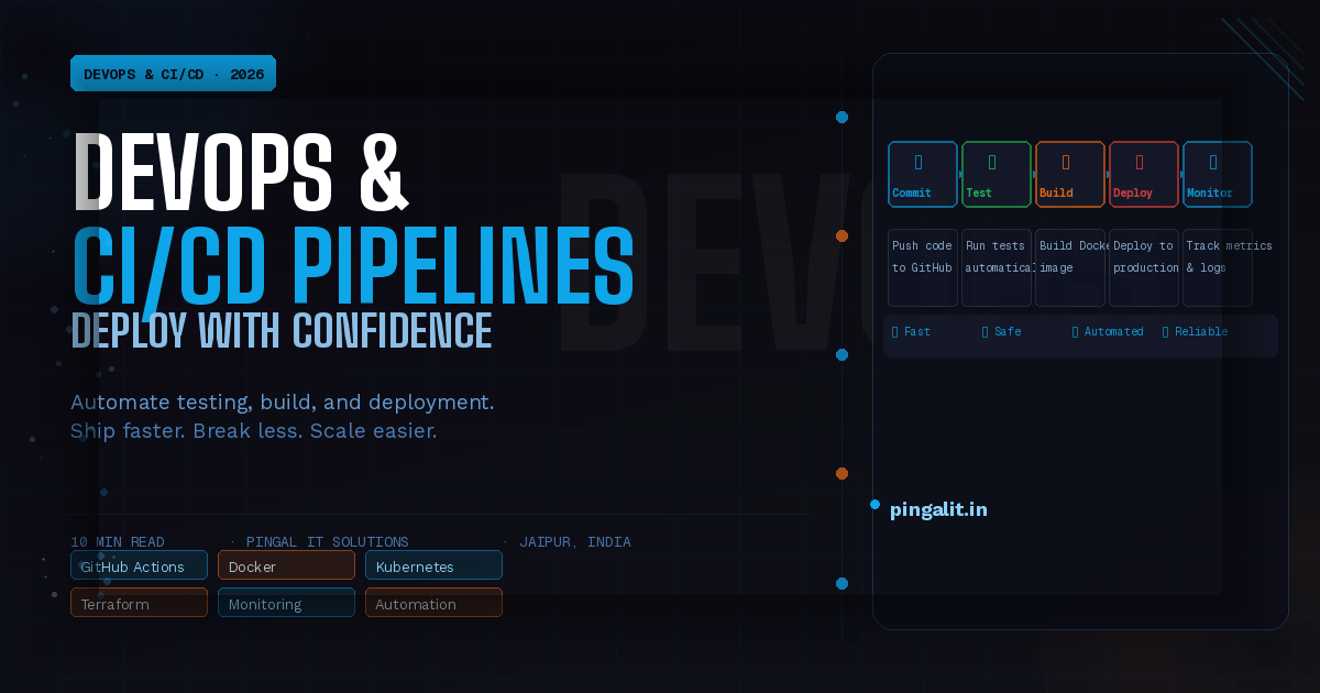 DevOps and CI/CD Pipelines in 2026 — Why Your Team Needs Them (And How to Build Them)