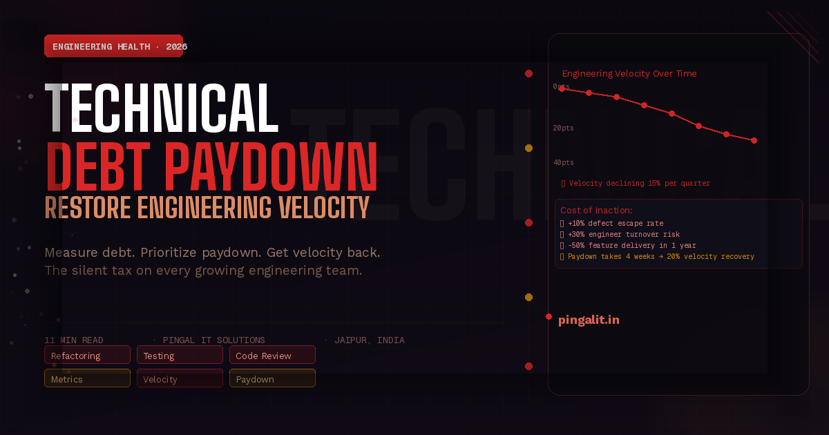 Why Your Engineering Team Got Slower: Technical Debt Paydown